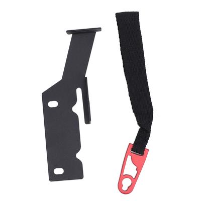 Sgancio Rapido Sedile Posteriore con Cinghie Regolabili Metallo Nylon Utensile di Ricambio a Sgancio Rapido per Sedile Posteriore