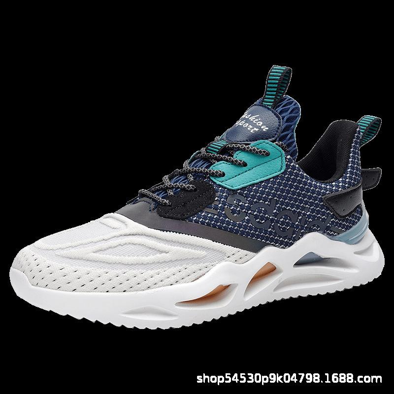 

Spring new fashion casual sports shoes low-top breathable shallow mouth men s shoes Korean version trendy men s running shoes men s 45