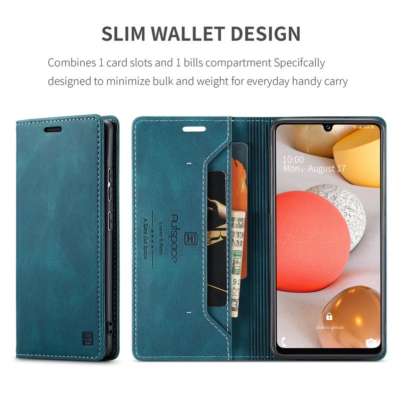 For Samsung Galaxy A32 5G Case Wallet Magnetic Card Flip Cover For Galaxy A42 5G Case Luxury Leather Phone Cover Stand