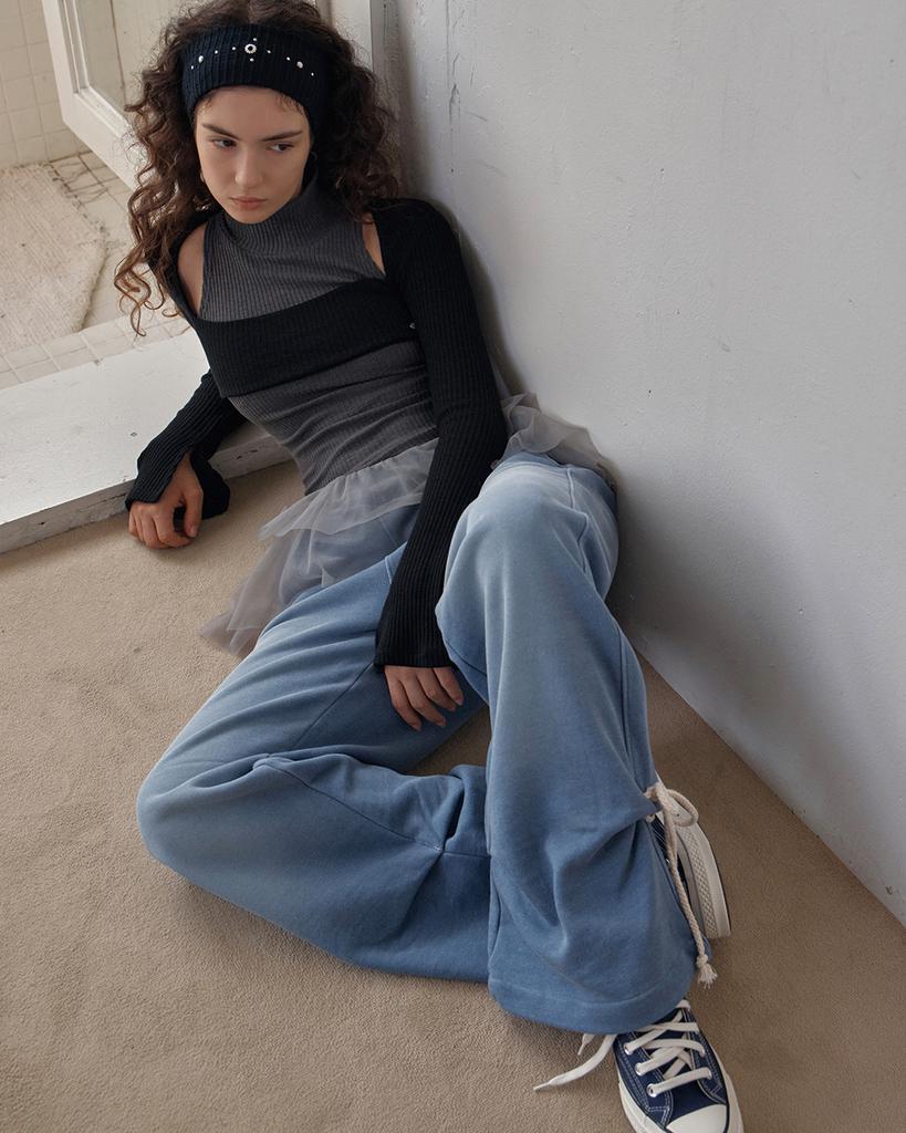 INSEOWL Washed Sweet Pants