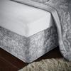 Top Quality Thicken Bed Base Wrap Skirts Valance-Crushed Velvet Divan Frame Cover- Fully Elastics and Three Sides Fabric