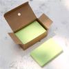 100pcs Memo Paper Cards Solid Color Small Rectangle Paper Memo Pad Message Paper School Office Supplies