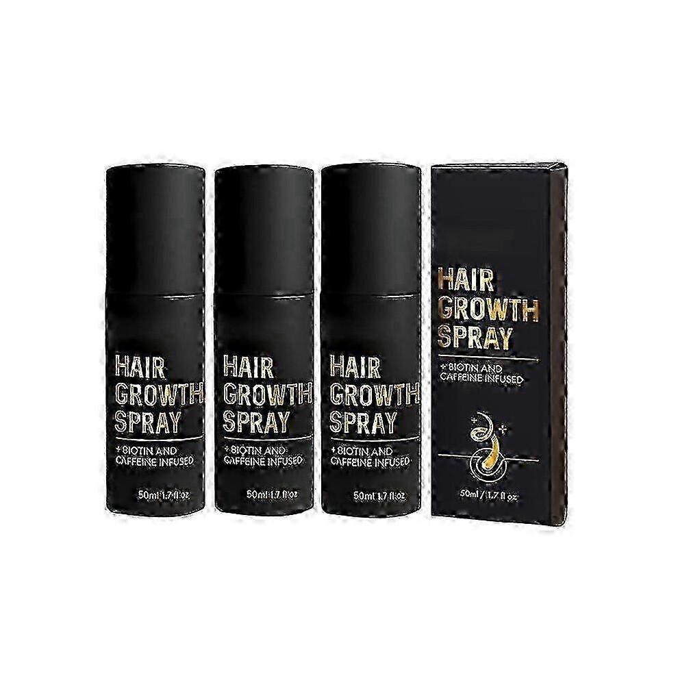 HaloGrow Hair Growth Spray with Biotin & Caffeine - Fast-Acting Hair Regrowth Treatment for Thinning Hair In Men and Women