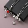 Unique Style Thorn Knotted Rose Crosses Pendant Necklace for Daily Wear Parties