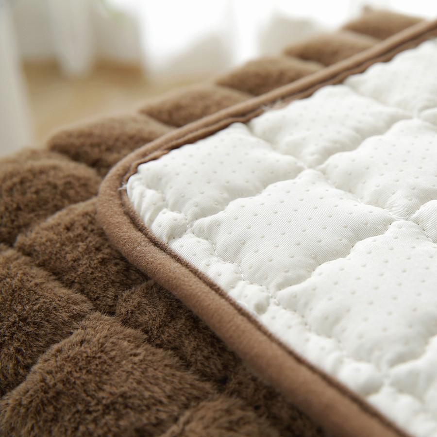 2PCS Winter Plush Meal Chair Cushion Chair Cushion Thickened Solid Color Chair Cushion Office Seat Cushion