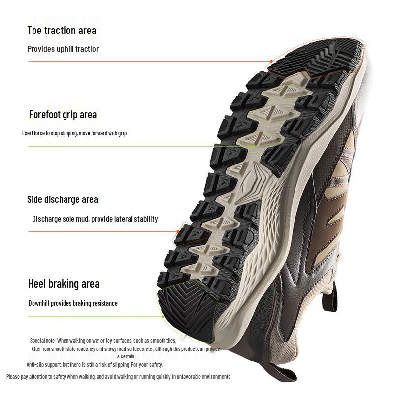 Anta TANSAN Męskie Buty Outdoorowe do Pieszych Wędrówek i Biegania w Terenie