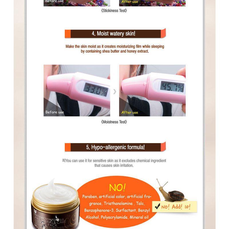 MIZON - Snail Wrinkle Care Sleeping Pack