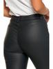 Women's Skinny Pants High Waisted Made of Eco-Leather Elegant MORAJ 36 Black