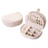 Luxury Pu Jewelry Organizer With Hard Structure For Earrings And Necklaces