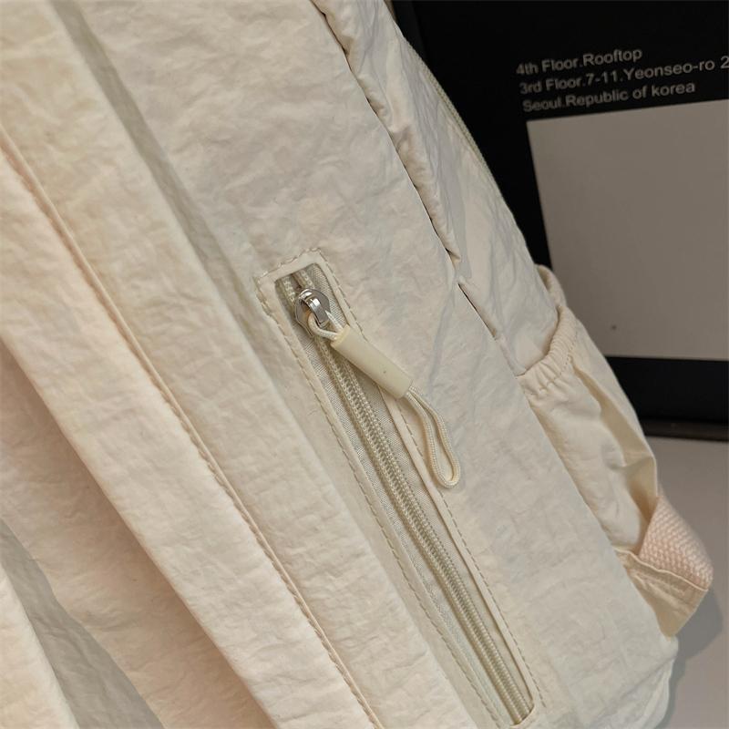Mochila Ligera de Moda Bolso Diario de Moda Casual Mochila Escolar de Gran Capacidad para Estudiantes Diseño Minimalista para Viajes al Trabajo con Bolsillos Funcionales