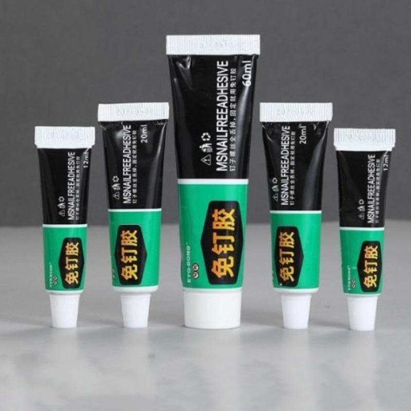 Strong Nail-free Glue, Waterproof, Non-drilling Adhesive, Bathroom Hardware Rack Fixing Glue, Glass Glue, All-purpose Glue, Nail Substitute Glue