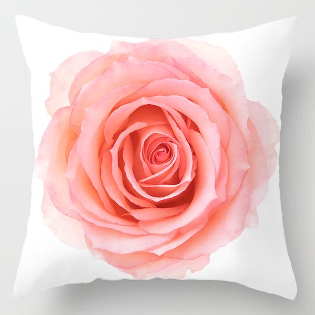 Pink Print Sweet Decorative Pillowcase Sofa Cushion Car Decoration Cushion Cover Cute Exquisite Home Decor Pillowcase