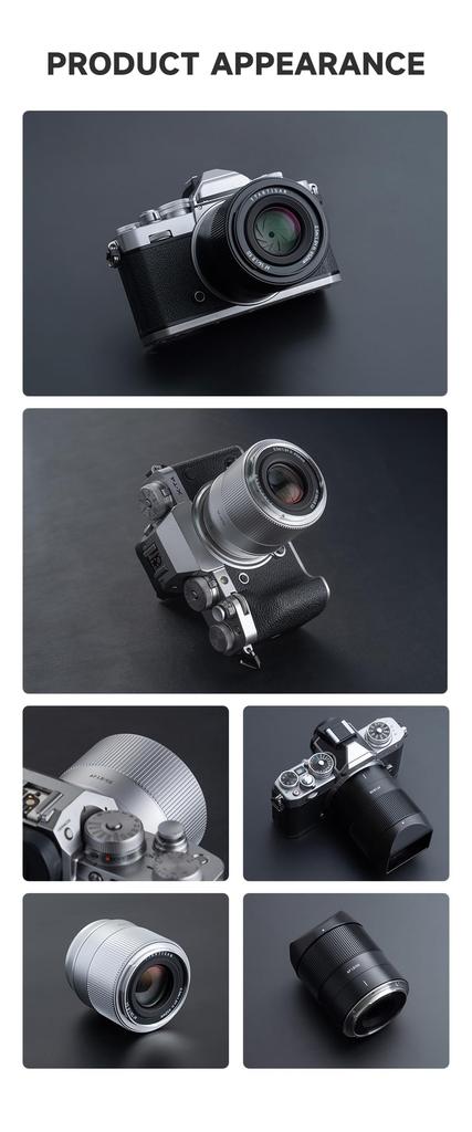 TTArtisan Z Mount Nikon Z Lens AF 56mm Large Aperture Prime Medium Telephoto Autofocus Silver Meisho Optical f/1.8