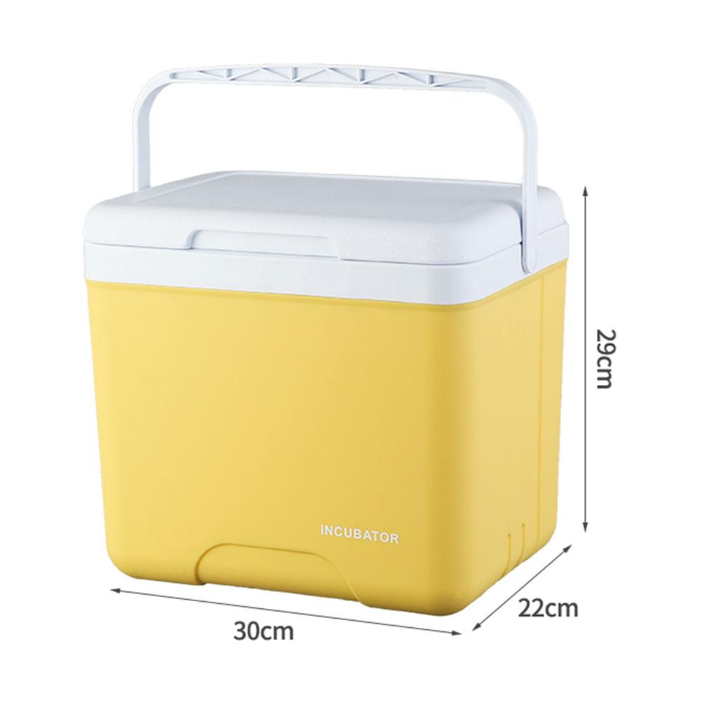 15L Camping Cooler Box Insulated Ice Chest Portable Ice Bucket Outdoor Hard Cooler for BBQ Camping Picnic