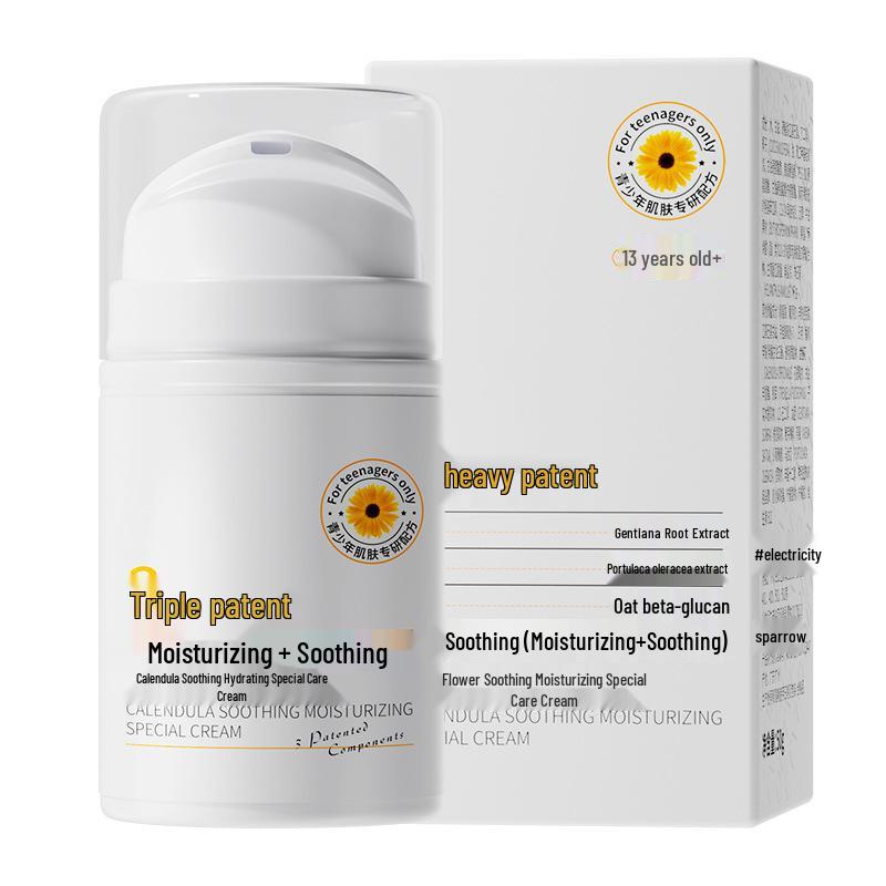 Dede Wifu Calendula Soothing Moisture Cream for Dry, Red Skin & Barrier Support Calendula Soothing Special Care Cream