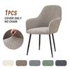 1/2 piezas Fundas para Sillas de Comedor de Brazo Alto Jacquard Ajustable Funda para Sillón de Maquillaje Funda Elástica para Asiento para Bar Hotel Sala de Estar