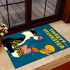 Looney Bold Bugs Bunny Artwork Customizable Name Floor Rug Office Rug Design for Bedrooms Living Rooms Playrooms Game Room Anti-slip Rug Anime Office