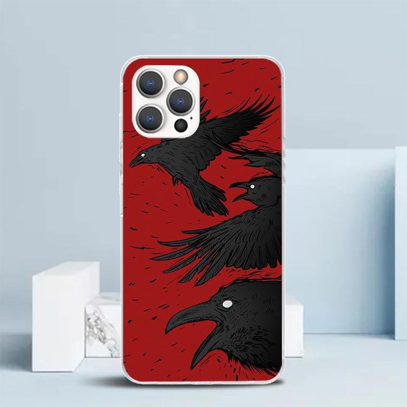 Japanese Dark Dragon Tattoo Phone Case For IPhone 16 17 Air 16E 15 14 Plus 13 Mini 12 11 Pro Max 7 8 + SE 2020 Soft TPU Back Cov