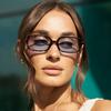 3pcs Fashion Rivet Small Square Sunglasses Women Men Vintage Brand Simple StyleSun Glasses OutdoorTravel Colorful Eyeglasses