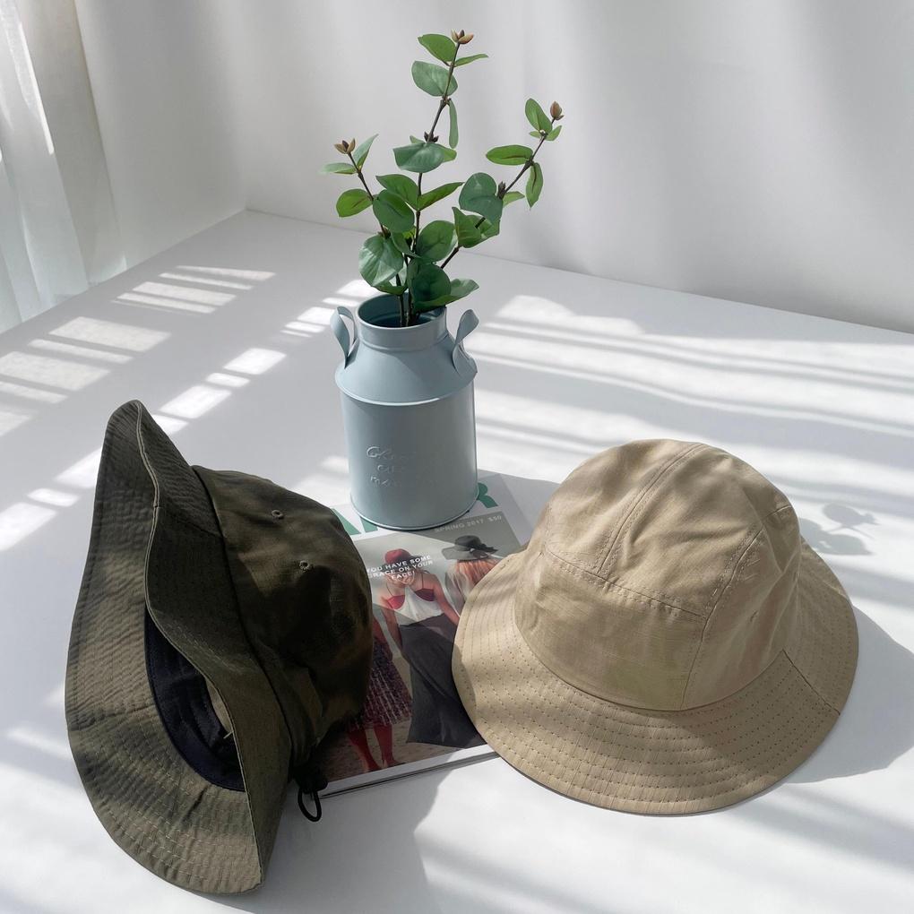 Women's and Men's String Camp Cap Bucket Hat