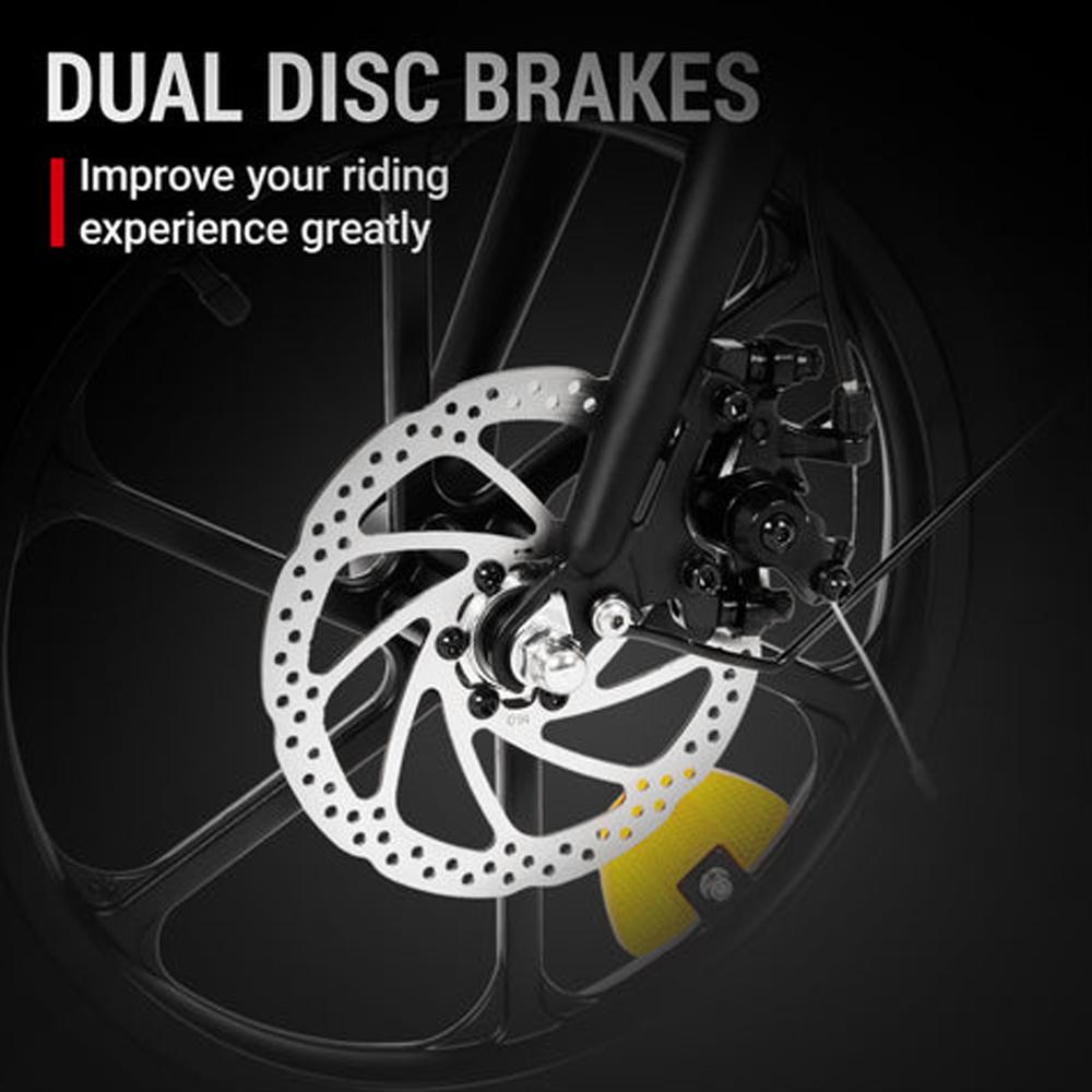 Electric Bike DYU A1F Pro 16" 250W Motor 7.5AH Max Range 60Km Load 120Kg Black