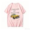 Maglietta Divertente Uomo Donna Sono Sopravvissuto al Mio Viaggio a NYC Stampa Top Casual Streetwear Unisex Moda Maglietta Tom Holland Stile Uguale Tee