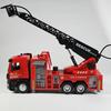 Groß 1:18 Feuerwehrauto Legierung Wassertankwagen Diecast Modell Simulation Sound und Licht Spielzeug Kindergeburtstagsgeschenk Kinderspielzeug