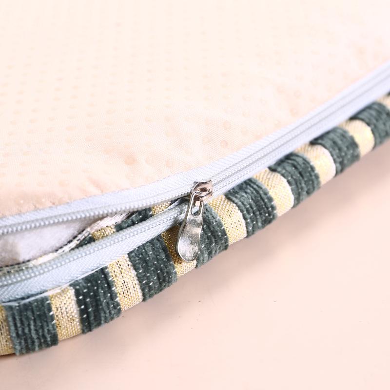 Chenier Jacquard Anti Slip Chair Cushion European Household Seat Pad Restaurant Decorat Dining Chair Mats Zippered Inner Core Can Disassembled Washed