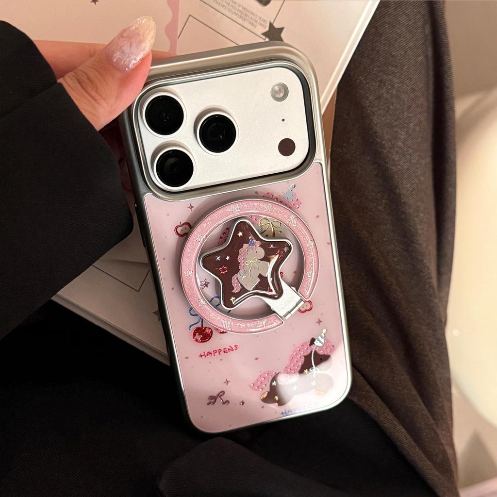 Pink Pony Magnetic Phone Case for iPhone 16, iPhone 17, and iPhone 17 Pro Max