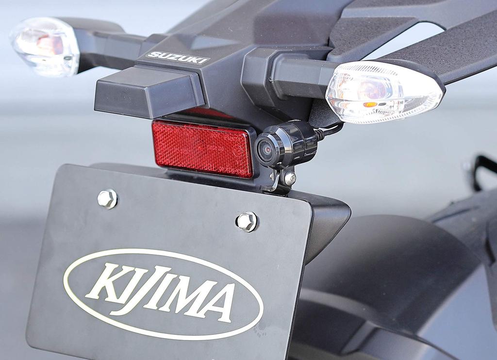 Kijima Motorradteile Stay Drive Recorder Vorne und Hinten Set Stahl Gixxer SF250 Schwarz Vorne/Hinten ('20-) 304-5186