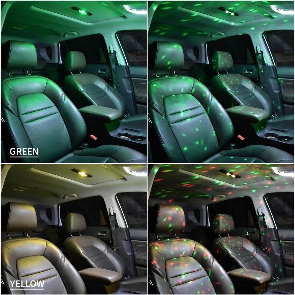 Rechargeable Car Atmosphere Lamp USB Charging RGB Led Car Interior Light  Birthday Party
