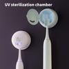 Elegant Rechargeable Toothbrush Sterilizer Toothbrush Holder Wall Mounted Designs For Enhances Teeth Health 600mAh