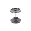 2 Pieces Ho Scale Wheels Upgrade Dc Wheel Set For 1:87 Model Trains Railroad Ho Gauge Wheels For Model Trains Diy Accessory