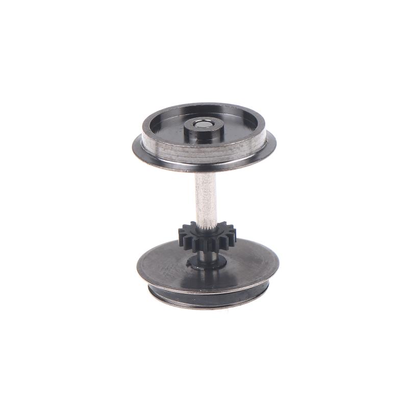 2 Pieces Ho Scale Wheels Upgrade Dc Wheel Set For 1:87 Model Trains Railroad Ho Gauge Wheels For Model Trains Diy Accessory