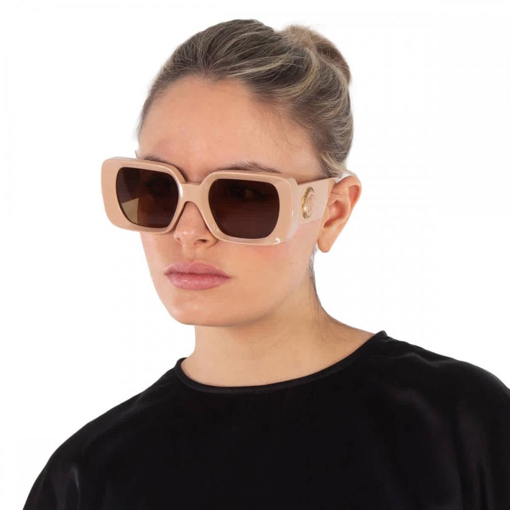 Versace Brown Square Ladies Sunglasses Ve4473u 548973 56 Multi