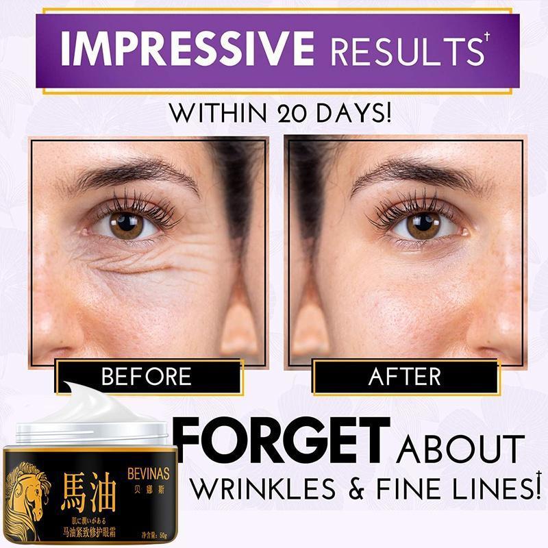 Most Effective Anti-Wrinkle Whitening Skin Care Horse Oil Cream Anti-aging,Anti-wrinkles Face Cream Eye Essence Remove Dark Circles Eye Cream