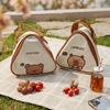 Mini Cartoon Thermal Bento Box Bag For Students Portable Waterproof Oxford Insulated Lunch Bag Outdoor Picnic Bag Cooler Bag