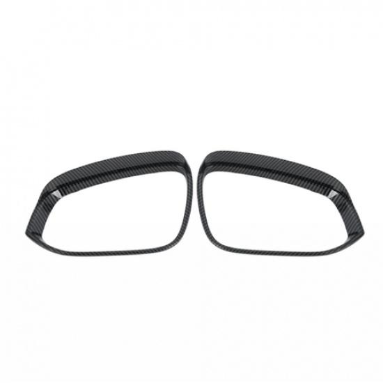 For - Toyota RAV4 Carbon Fiber Mirror Rain Eyebrow Cover