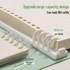 High-Quality B5 Ring Binder with Removable A5 Notepad and Eight-Hole Pull-Out Feature