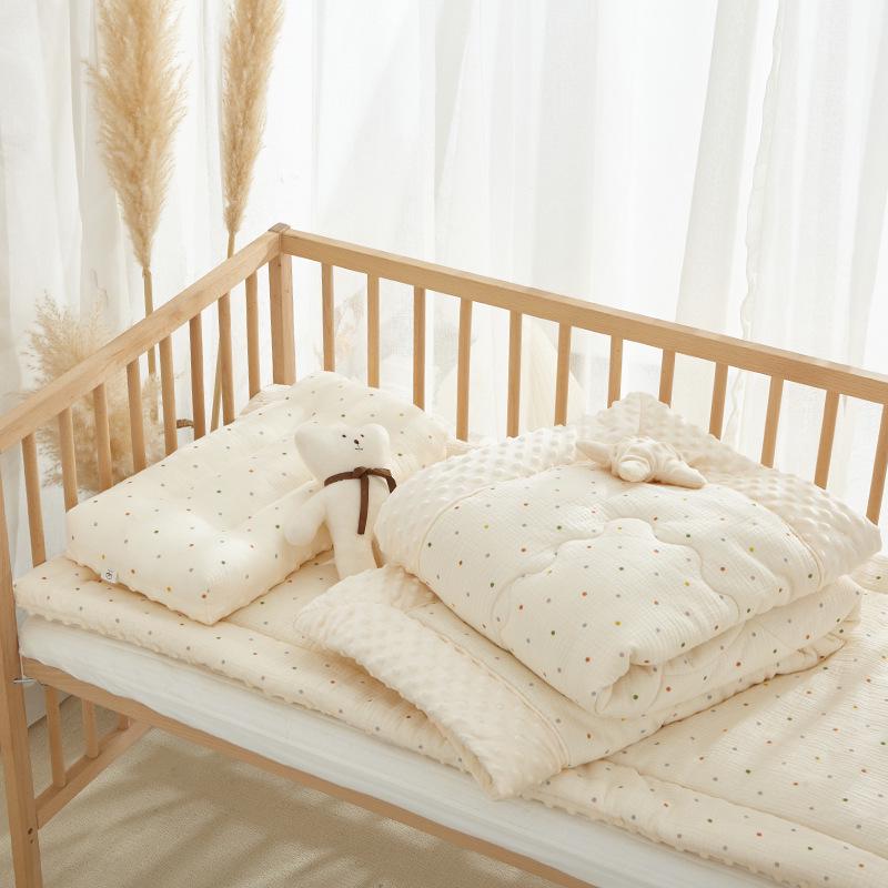 Set de lenjerie de pat pentru copii de grădiniță Clasa A: Plapumă, Pătură, și Pernă