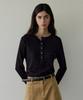 ARTID Cotton Modal Henley Neck Long Sleeve T-Shirt_Black
