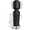 Personal Massager, Handheld Micro Wireless Massager, Small & Powerful, Waterproof Portable, Suitable for Relieving Neck, Leg and Shoulder Pain, Black