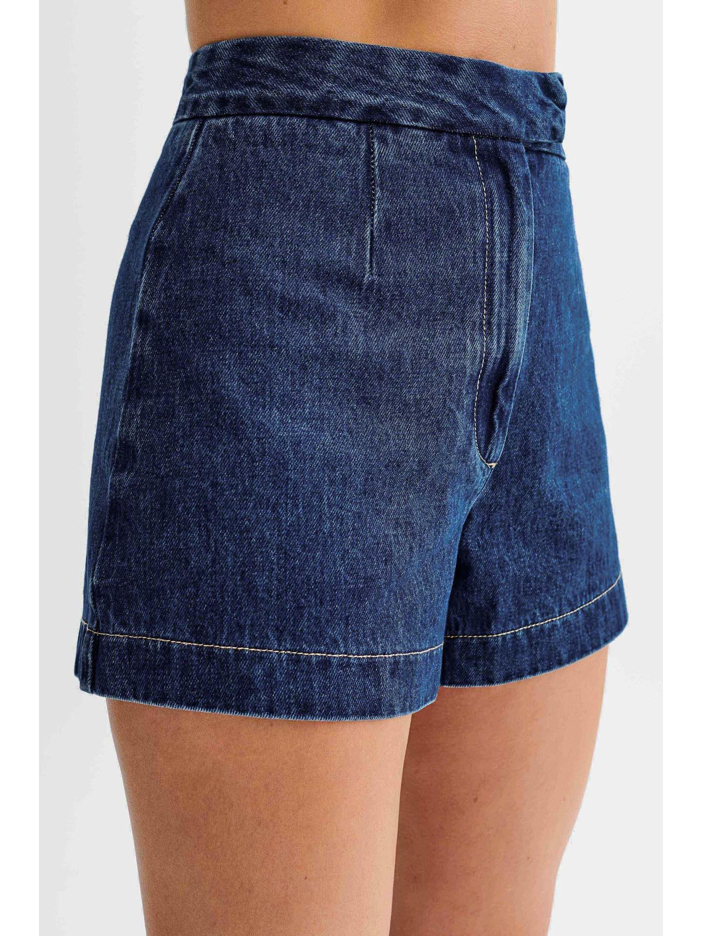 

Комплект джинсовых шорт без рукавов с высокой талией в европейском и американском стиле для женщин XL