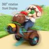 Cute Bear Stunt Tricycle: 360° Rotating Electric Toy with Lights & Music for Children Ages 1-3