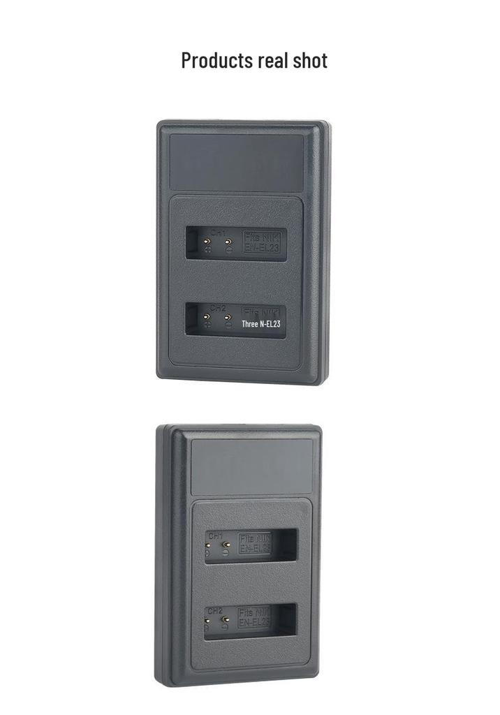 ENEL23 Ladegerät: Kompatibel mit Nikon P600, P610S, P900, P900S, S810C, B700 Kameras