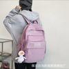 Schoolbag1011 New Schoolbag Casual Backpack Female Junior High School Student High School College Student High Value Fashion Large Capacity Backpack