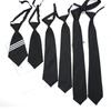 Solid Color Children'S Snap Tie Basic Black Short Student Casual All-Match Tie Male Female Accessories