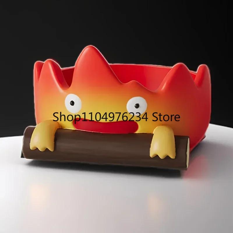 Cartoon Fire Person Tray Creative Anime Key Holder Storage Indoor Outdoor Decor Perfect For Christmas Halloweengift