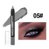 12 Colors Beauty Highlighter Eyeshadow Pencil Pen Eyeliner Pearlescent Long Lasting Silky Waterproof Pen Eyeshadow Stick Glitter Smooth Eyeshadow Pen