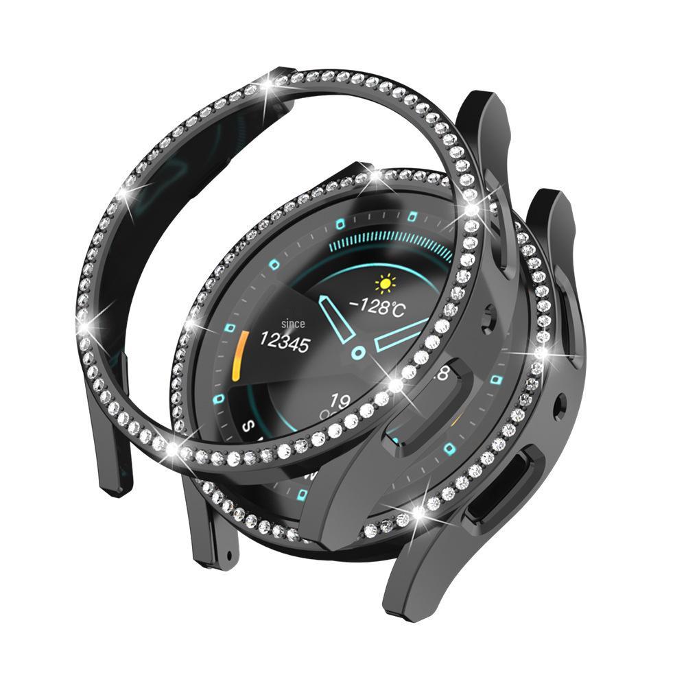 Samsung Galaxy Watch 5/4 Single Row Diamond Hollowed-Out Protective Case